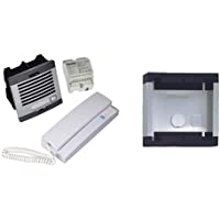 Los mejores  - Fermax 6201 - Kit portero automático- 1 línea- color gris y negro + 8951 Accesorio de superficie para telefonillo